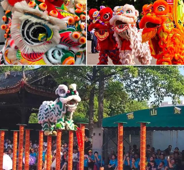 醒狮的寓意和象征,刺绣醒狮的寓意和象征(走进民俗艺术《招财纳福)