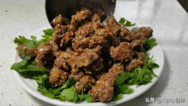 孜然牛肉粒的，孩子爱吃的孜然牛肉粒