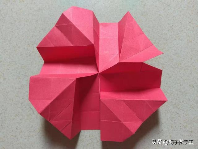 正版川崎玫瑰折法图解，川崎玫瑰折法（详细的图文教程来了）