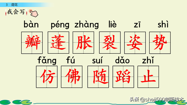 莲蓬的蓬是不是读轻声，莲蓬的蓬为什么读轻声（部编版语文三年级下册第3课《荷花》图文讲解）