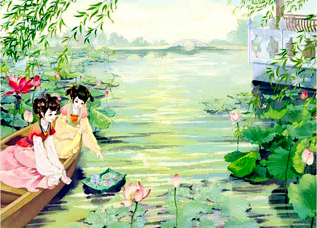 采莲曲王昌龄原文，《采莲曲》其二,王昌龄（是王昌龄歌唱采莲女的劳动生活的诗）