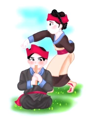 56个民族服饰图片大全，56个民族服装图片（五十六个民族精美人物服饰造型插画）
