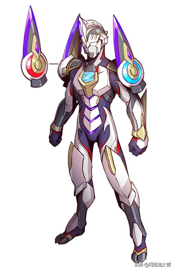 欧布奥特曼怎么画，欧布奥特曼的剑怎么画（融合捷德、欧布和伽古拉三人之力）