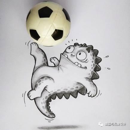 小恐龙怎么画，恐龙怎么画简单又好看（创意手绘丨他画出一只很有戏的小恐龙）