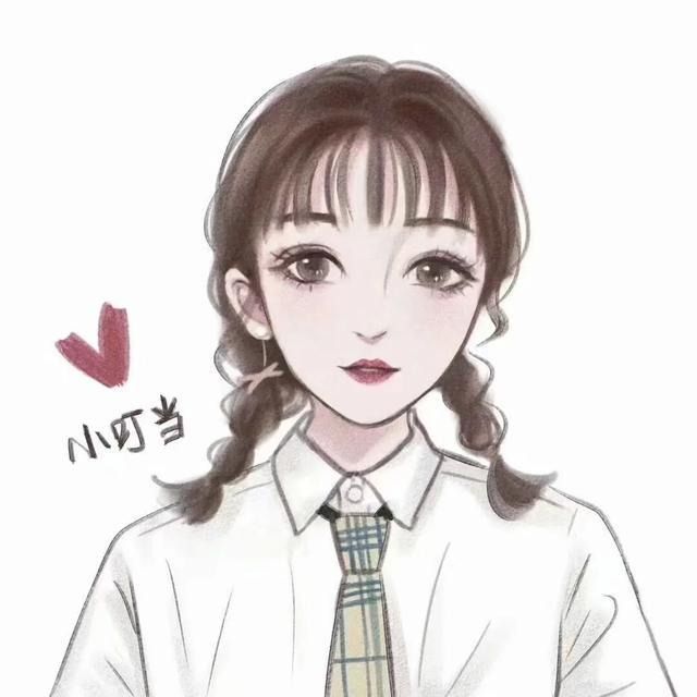 呆萌可爱的糖果女孩，微信头像，呆萌可爱的糖果女孩（动漫女生手绘头像）