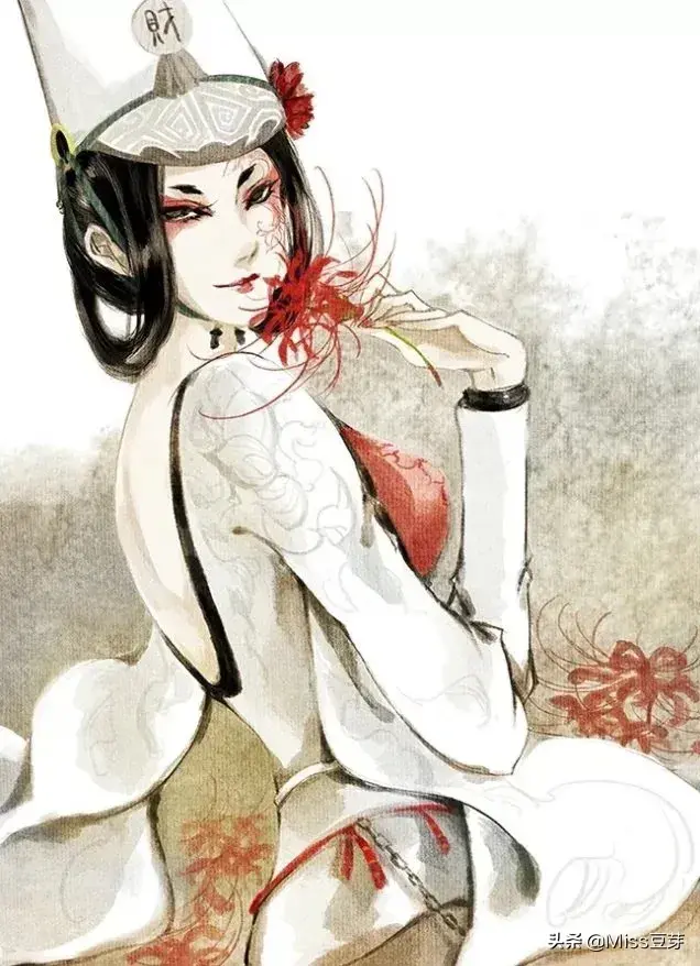 #阴阳师#@黑白无常，微信头像，#阴阳师#@黑白无常（黑白本一色，只因事无常）