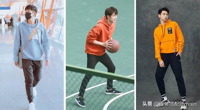 男士卫衣怎么搭配，男士卫衣怎么搭配裤子（男生穿衣别总是黑白灰）