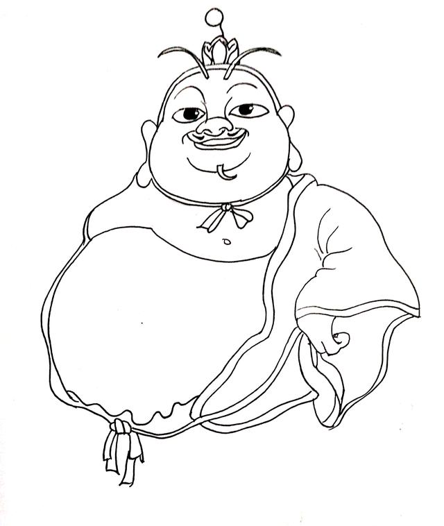 哪吒简笔画大全，怎样画哪吒的简笔画（《哪吒之魔童降世》之太乙真人简笔画）