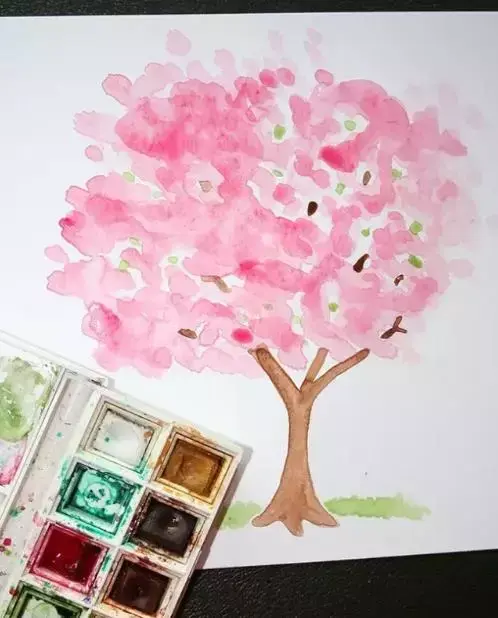 简单画樱花画法，樱花那么美，你想画吗