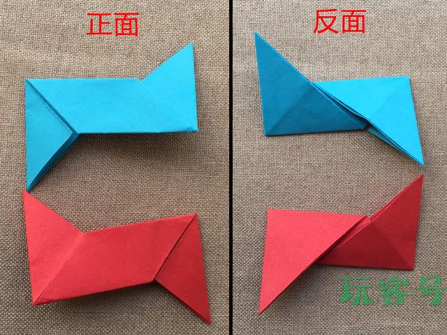 叠飞镖的视频教程，叠飞镖的方法（儿童玩具折纸详细图解）