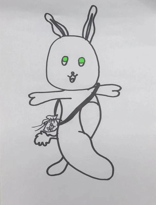 如何画大灰狼，如何画大灰狼的故事（刘宇宁赵露思手绘狼兔）