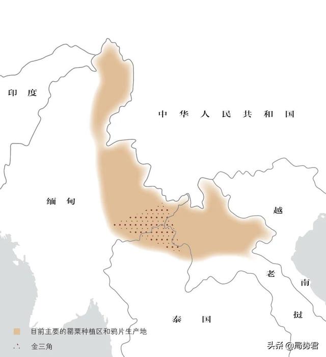 金三角位于哪三国交界处，金三角、国民党、中缅公路和油气管道