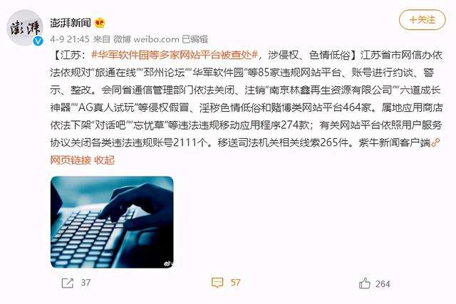 90后的资源下载圣地被查，这些资源以后要没了？