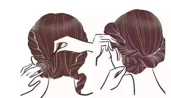 取代发箍的美丽盘发，简易盘头发的方法图解（无需发饰修饰一样很吸睛）