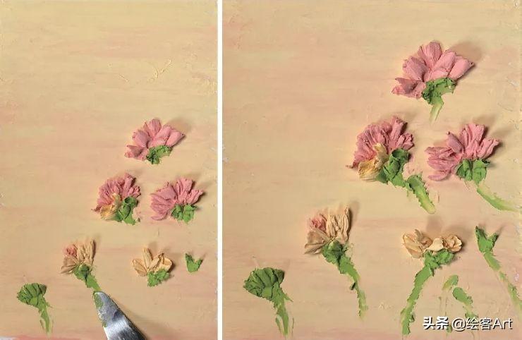 送给母亲节的画怎么画，母亲节送给母亲的画怎么画（用油画棒画立体康乃馨）