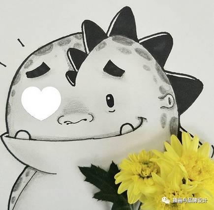 小恐龙怎么画，恐龙怎么画简单又好看（创意手绘丨他画出一只很有戏的小恐龙）