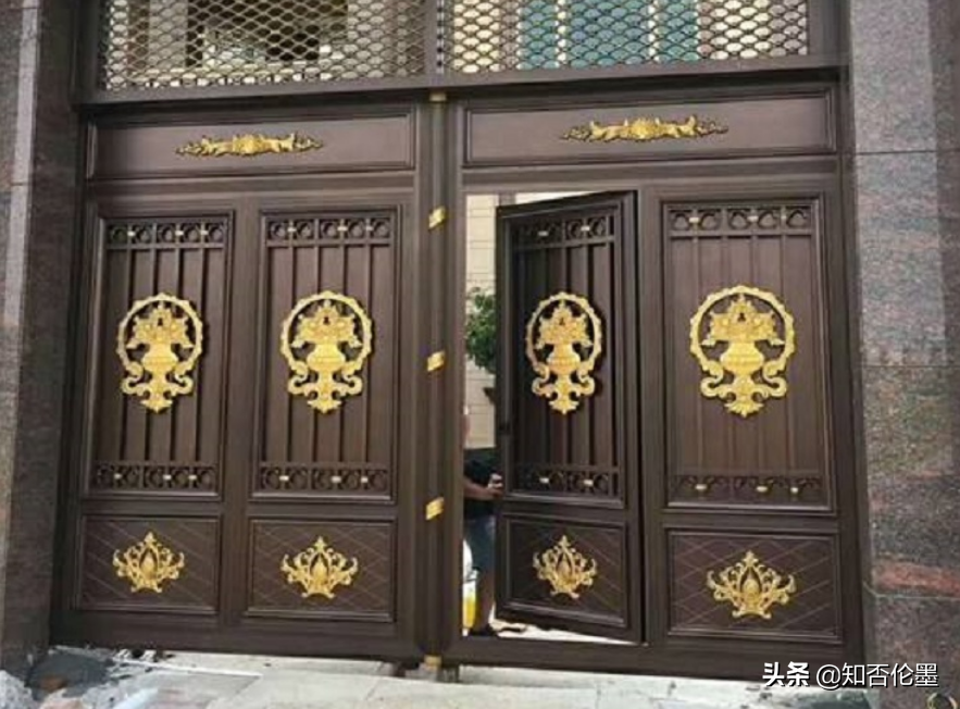 农村大门图片(农村自建别墅大门推荐)