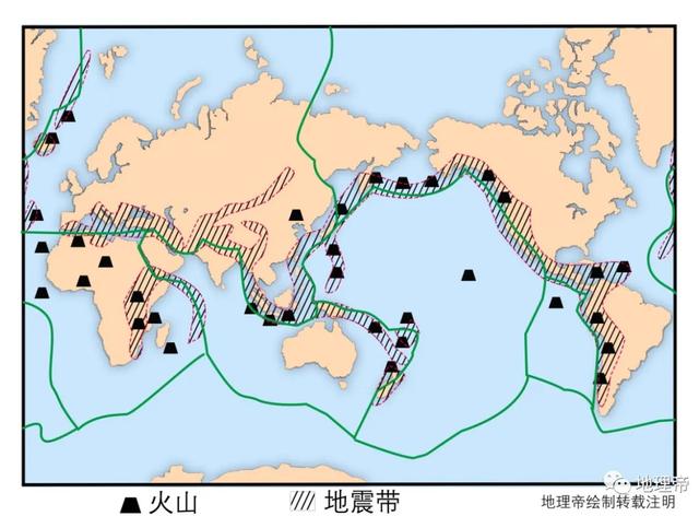 世界地形圖(1)世界地形圖中綠色表示