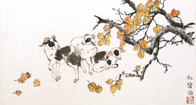 荷花池简笔画，荷花池简笔画手绘（美丽云浮——2020年云浮市庆祝六一儿童节少儿书画作品展）
