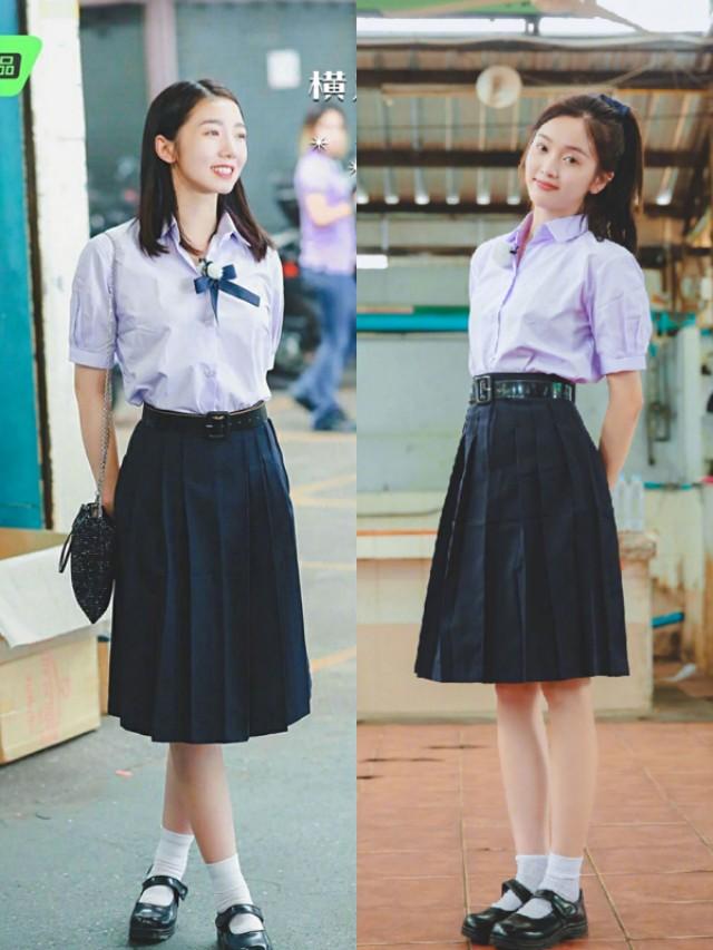 火箭少女全员泰国校服，可爱小学妹，高冷女神你pick哪一个?