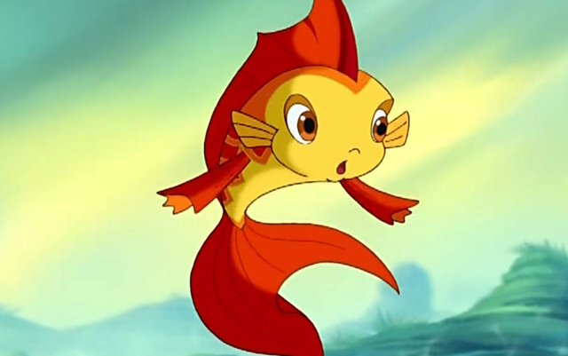 小鲤鱼历险记里面的真龙出现，泡泡最终的一句话