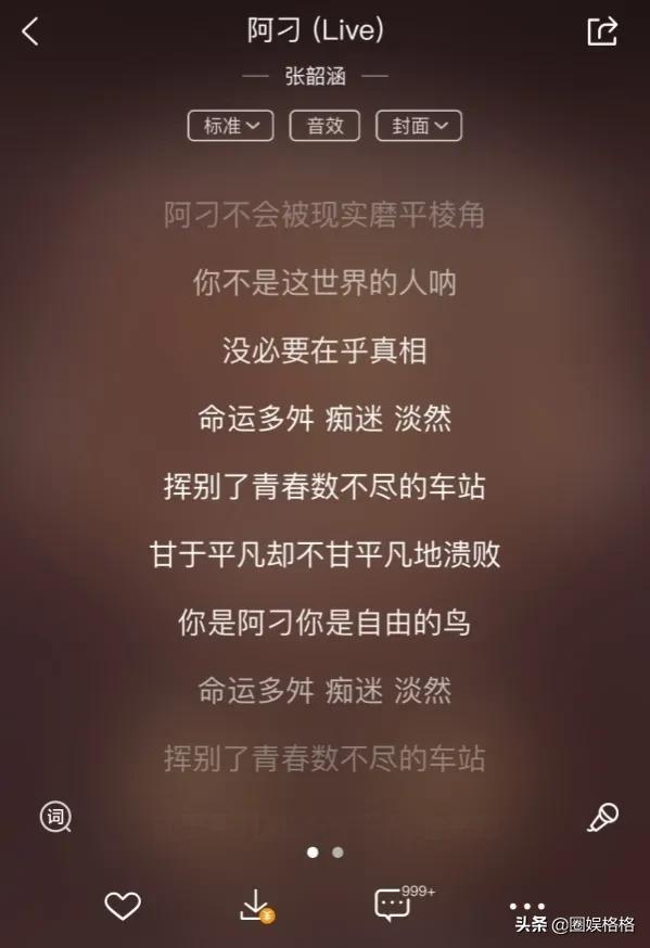 张韶涵个人资料，张韶涵个人介绍（因为歌中有“不愿意被现实抹平棱角的自己”）