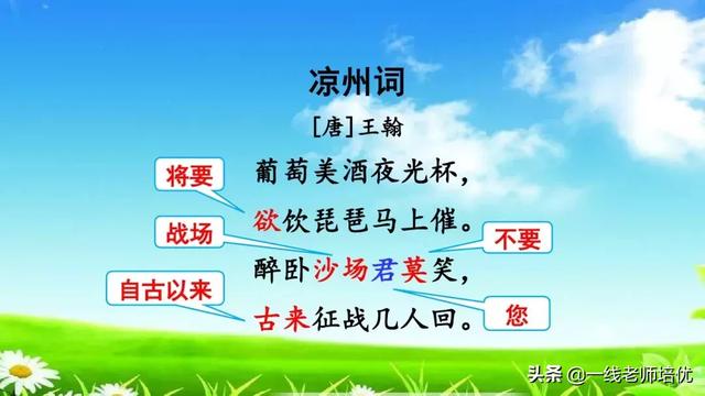  催字怎么组词，统编四年级上册第21课《古诗三首》重点知识点+课件 