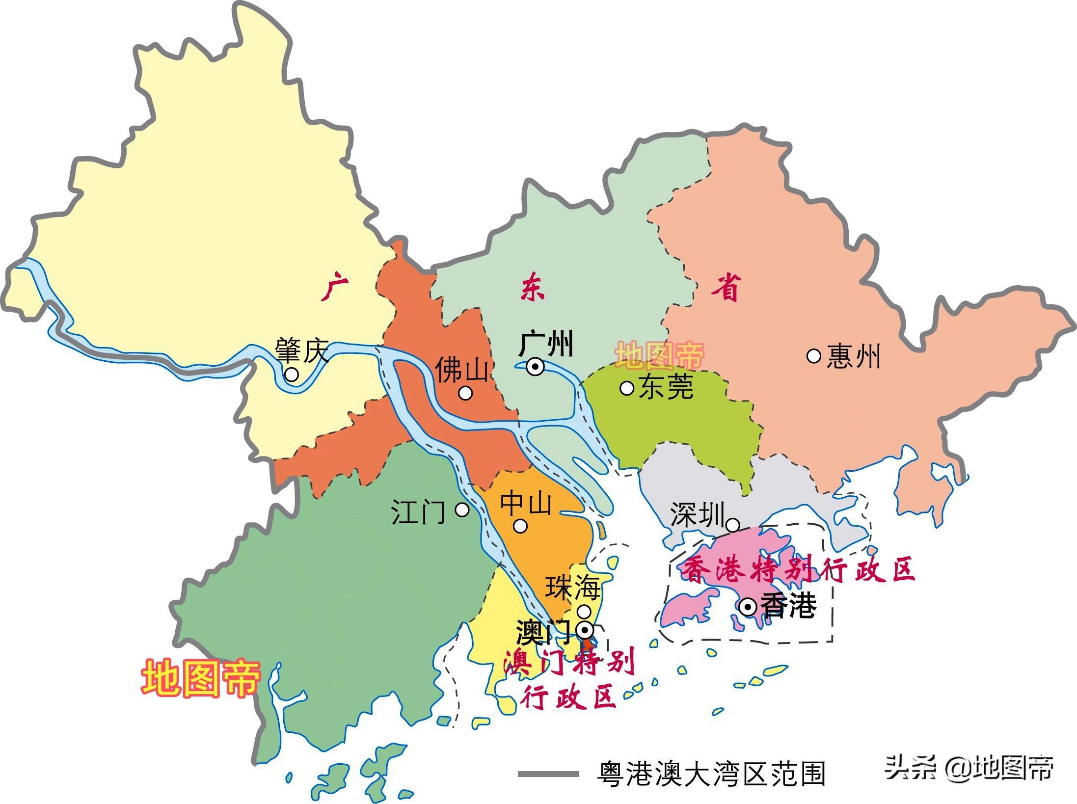 珠三角是指哪几个城市，珠三角核心区城市