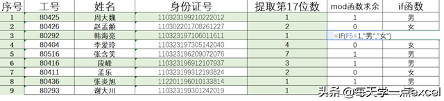 身份证号判断男女的方法，在有身份证号的情况下如何快速判断男女（根据身份证号批量判断男女性别问题）