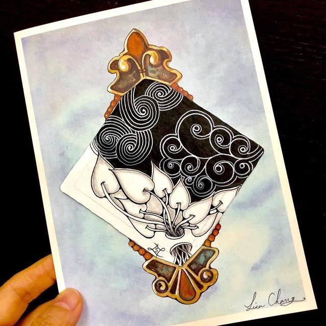 几步画出美丽画面，水粉画教程（5个步骤教你用最普通的笔）