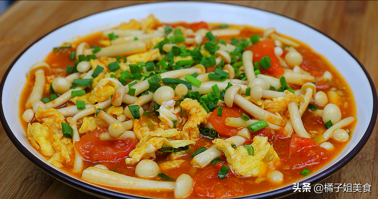 圖片[1]-【番茄白玉菇炒蛋】做法步驟圖 營養(yǎng)均衡超下飯-起舞食譜網(wǎng)