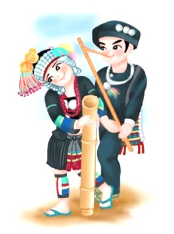 56个民族服饰图片大全，56个民族服装图片（五十六个民族精美人物服饰造型插画）