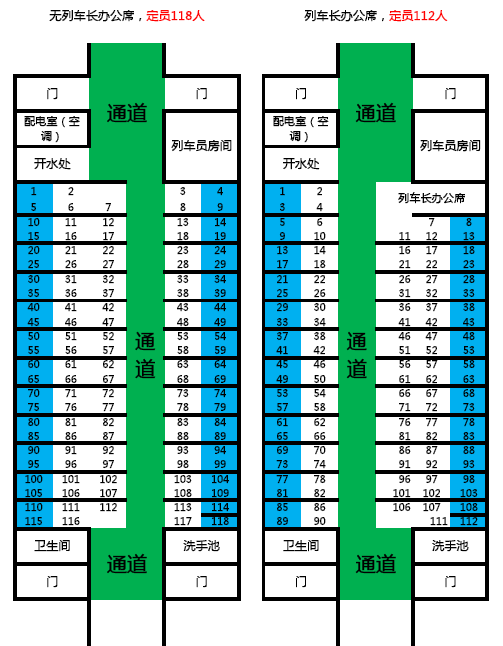 火车座位号分布图硬座，火车硬座座位号分布图是什么（端午将至，回家火车票买了吗）