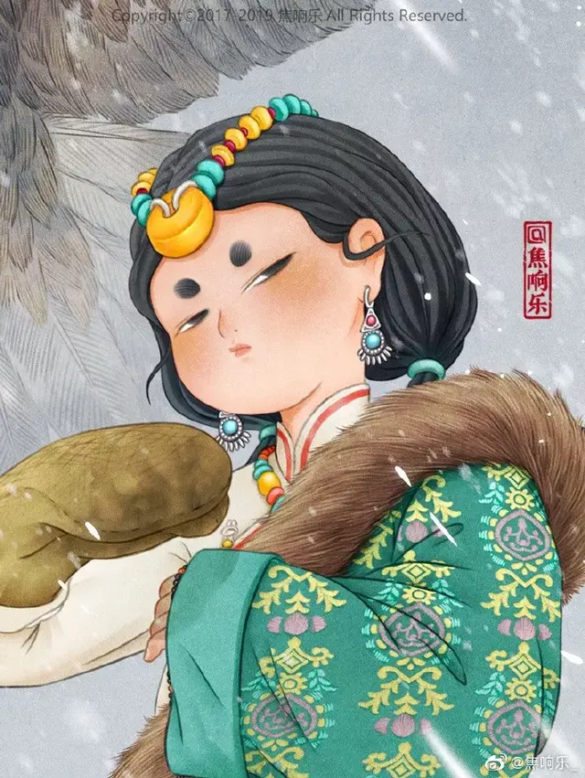 又胖又萌又可爱的图片，胖胖可爱的呆萌情侣头像微信（把千寻、周迅画成圆脸美人）