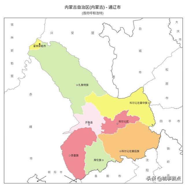 内蒙古行政区划图，蒙古故土鄂尔多斯（内蒙古自治区最新行政区划）