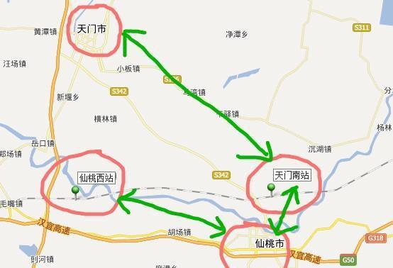 仙桃站和仙桃西站有什么区别，仙桃西站在哪（湖北有2个奇葩高铁站）