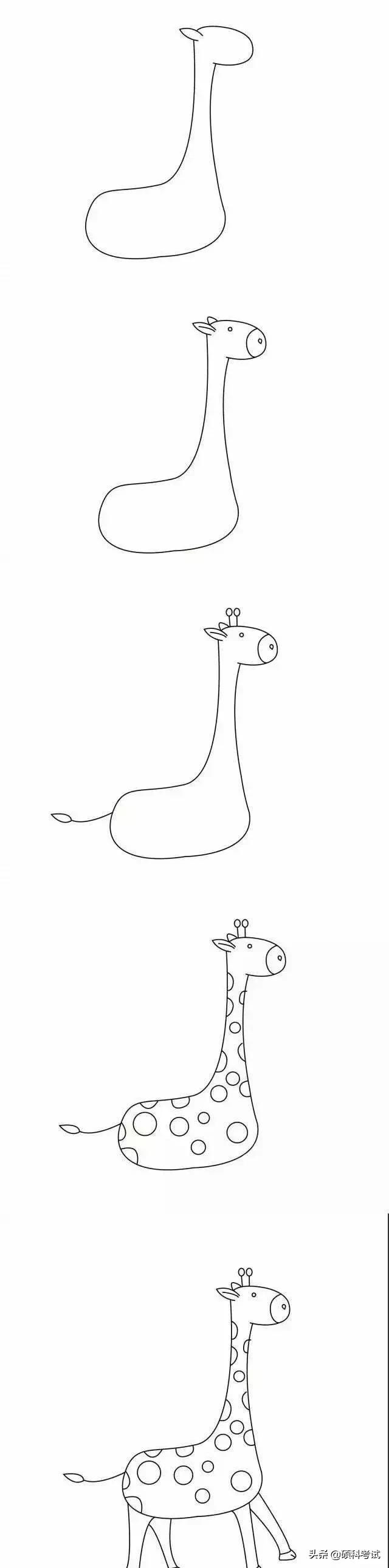 儿童的简笔画简单又好看，孩子们最爱的简笔画