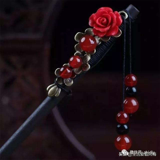 简单的古风簪子，DIY手工制作粘土中国结发簪