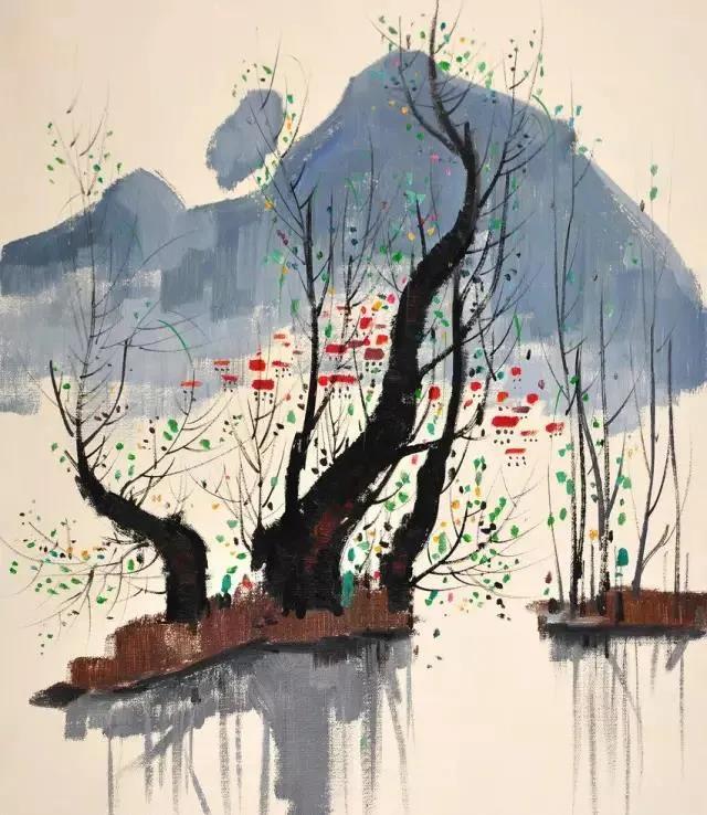 一步一步画柳树，一分钟简笔画—跟我一起画柳树（品读Ⅰ九位大师画春柳）