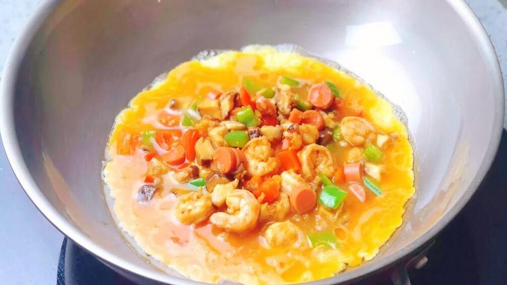 圖片[4]-【豪華蝦仁雞蛋餅】做法步驟圖 營(yíng)養(yǎng)又美味 小孩天天想吃-起舞食譜網(wǎng)