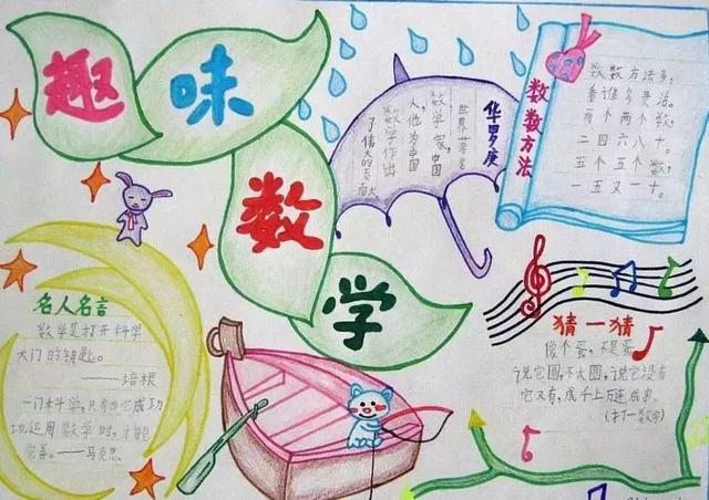 数学的手抄报怎么画，数学手抄报怎么画（和孩子一起动手写一写）