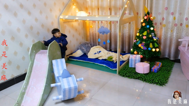 房子手工制作纸箱，纸箱房子如何手工制作（爸爸用纸箱为宝宝做个大房子）