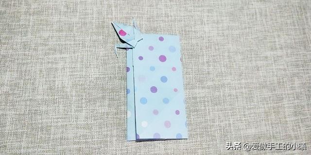 小学生必备自制信封图解步骤，小学生必备自制信封图解步骤图片（千纸鹤信封折纸教程）