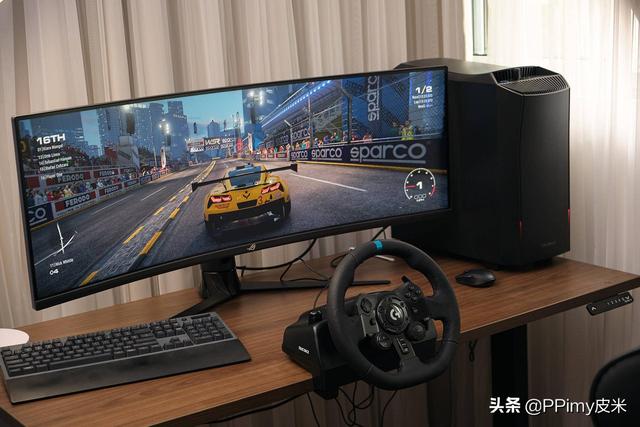 罗技游戏方向盘怎么样，TRUEFORCE力反馈方向盘