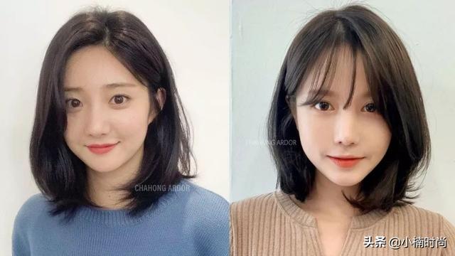 韩式流行发型，修饰脸型露出锁骨让你更美丽（韩式的发型）