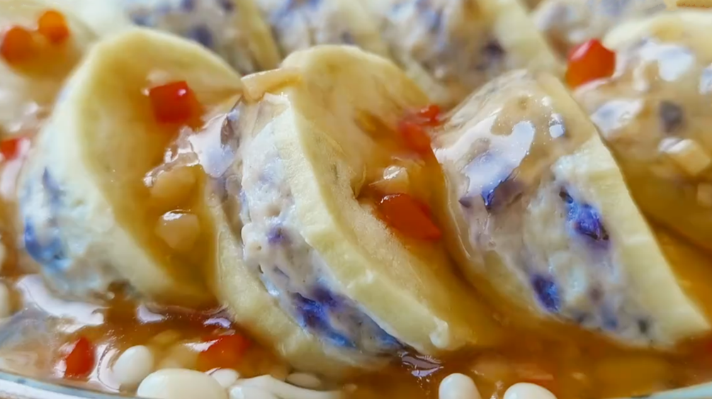 圖片[7]-【金針菇蒸茄盒】做法步驟圖 上桌就被搶光 比吃肉香-起舞食譜網