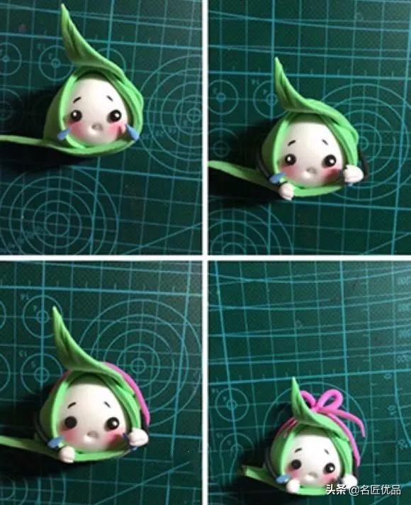 怎么用彩泥捏小兔子，小兔子用彩泥怎么捏（教你用超轻黏土做一个小兔子小挂坠）