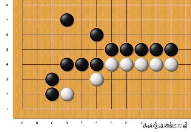 围棋三十六种杀法，围棋的基本杀法——虎口逃生杀法（8种\