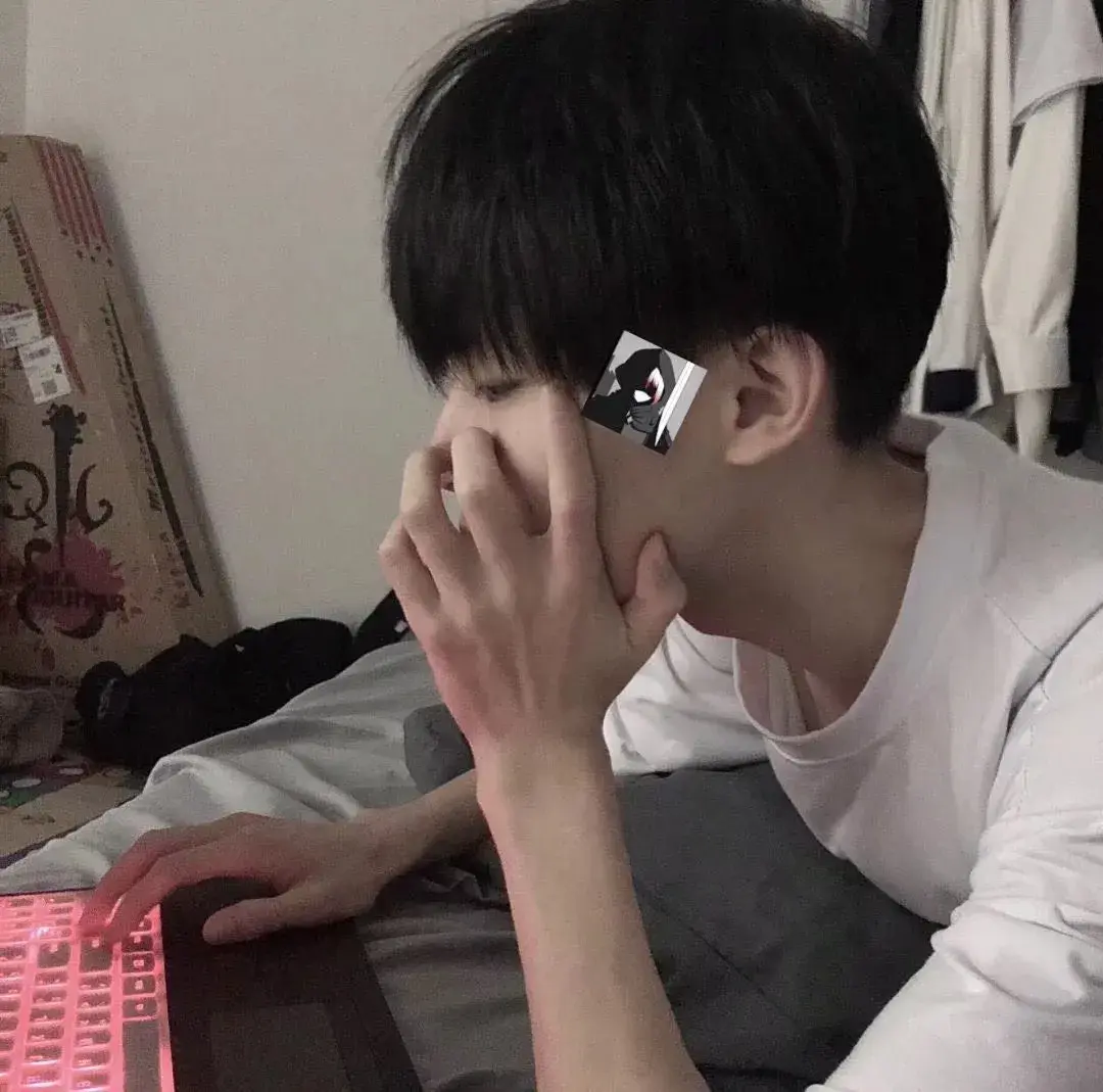 <梓昕>暗黑系男头，微信头像，<梓昕>暗黑系男头（暗黑男头 幸好思念无声）