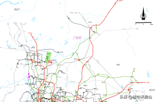 地铁广州线路图，广州地铁全部线路图最新（广州53条地铁高清规划图流出）